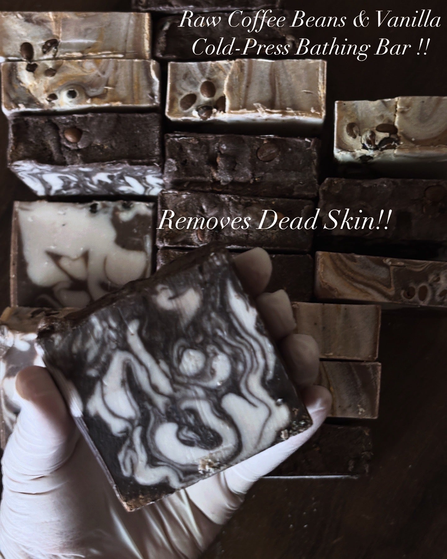 RAW COFFEE BEANS & VANILLA SOAP BAR (110 GM)