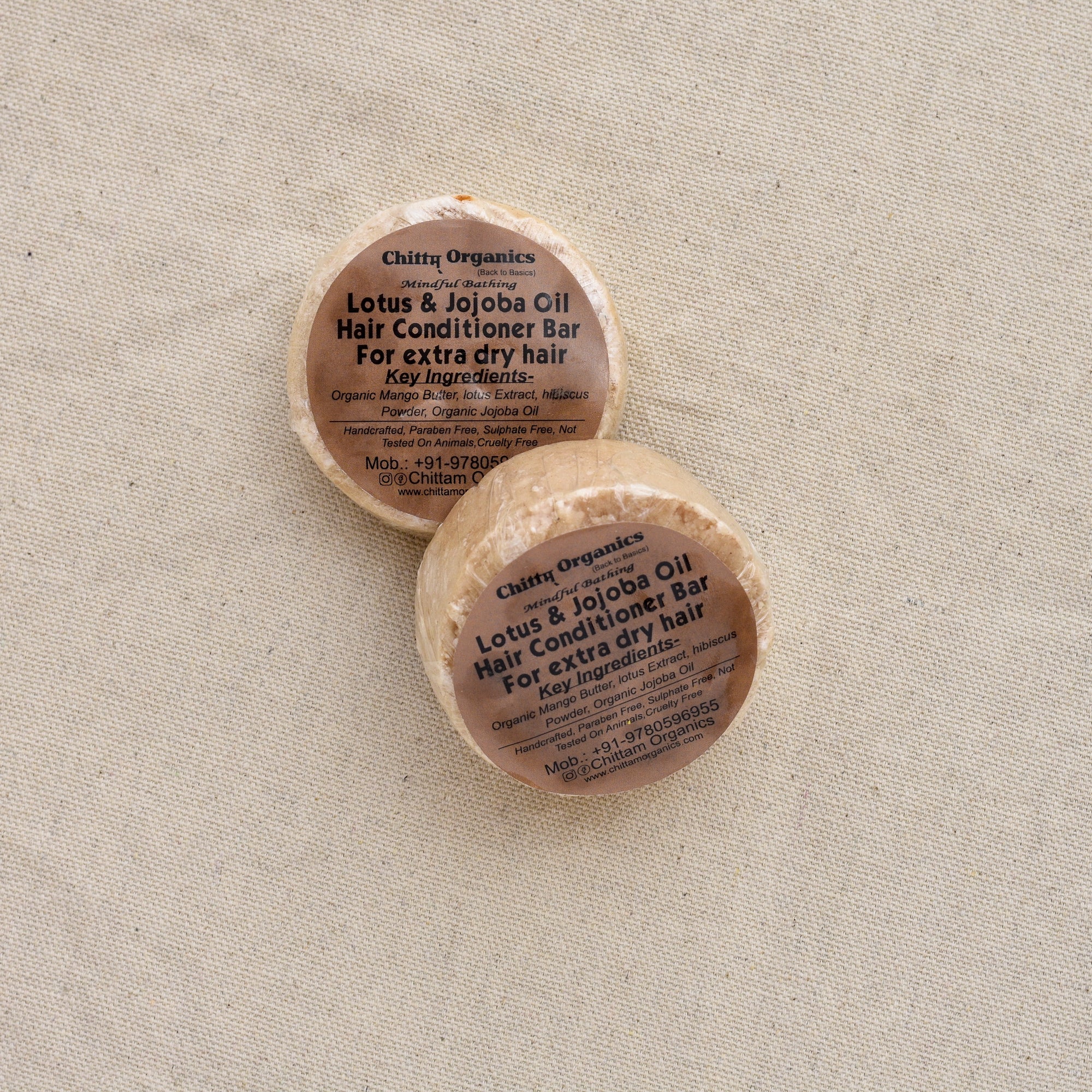 CONDITIONER BAR WITH LOTUS, HIBISCUS, JOJOBA OIL AND SHEA BUTTER (80 GM)