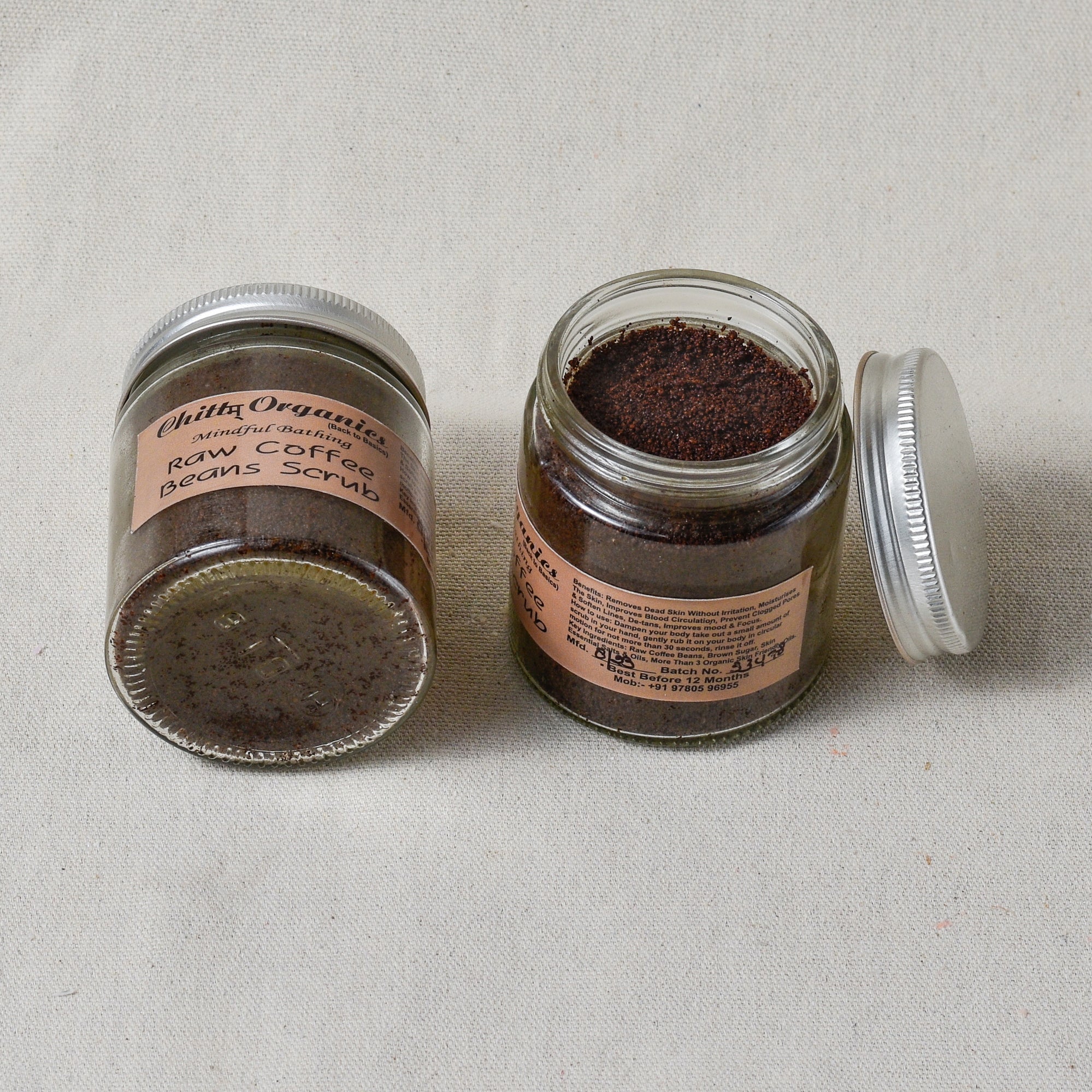 RAW COFFEE BEAN & BROWN SUGAR EXFOLIATING SCRUB (100 GM)